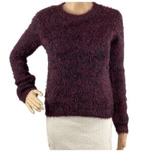 Romeo+Juliet Couture Maroon Long Sleeve Pullover Knit Sweater Size Medium